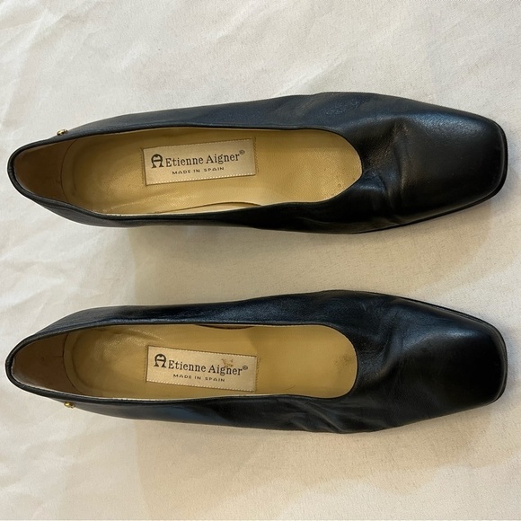 ETIENNE AIGNER Vintage 70’s Women’s Block Heel Pump, Size 6, Made In Spain - Picture 2 of 8